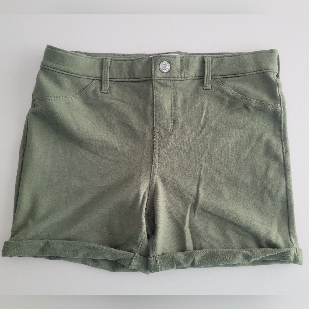 Old Navy French Terry Midi Shorts Girls Plus XXL 18 Green Casual Summer